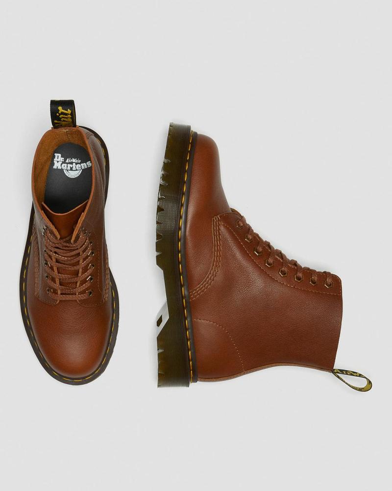 Dr Martens 1460 Pascal Bex Læder Snørestøvler Dame Brune | DK 176LIS